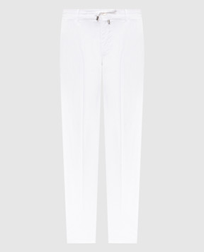 Stefano Ricci White pants with logo M1T6100021PACT1Q