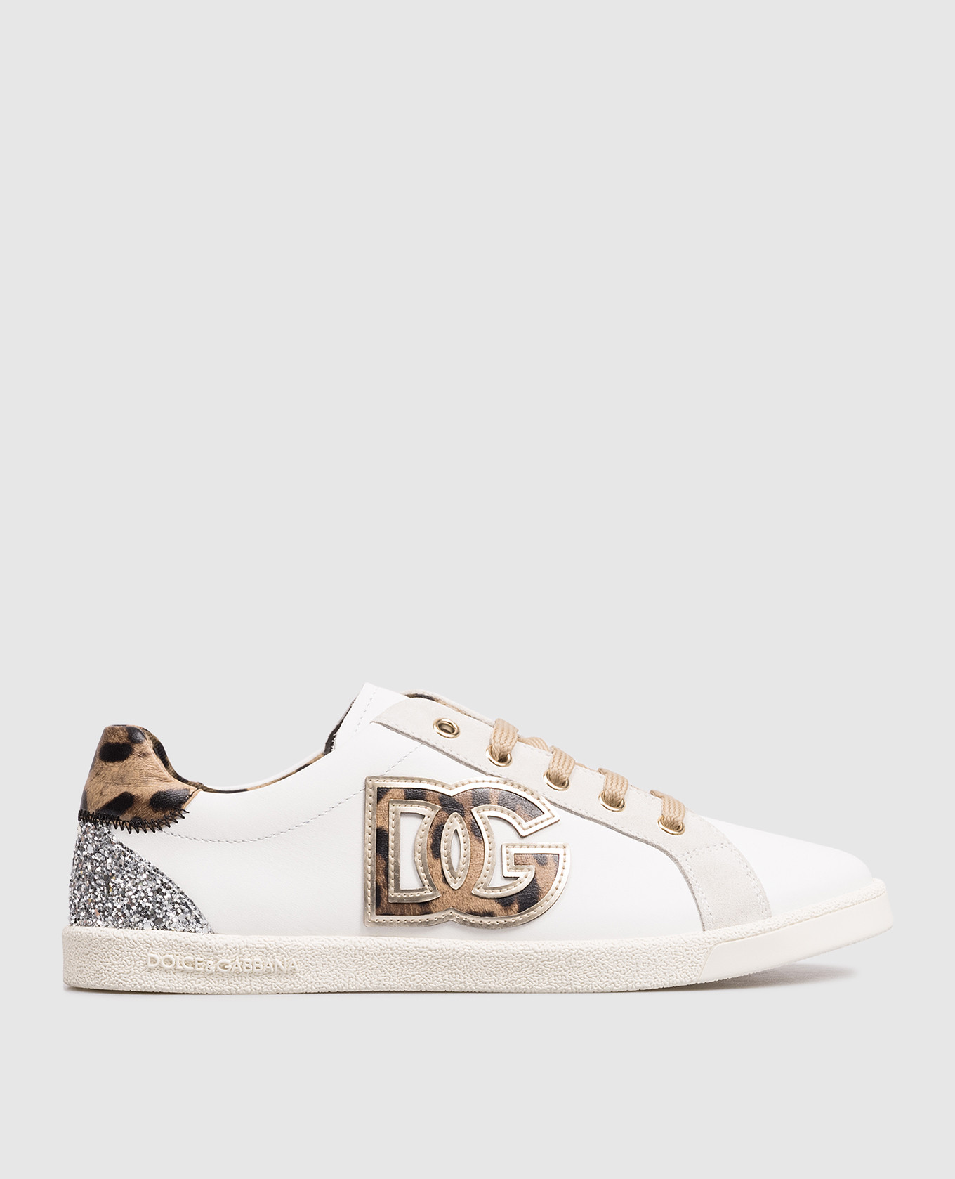 Children's white leather sneakers Original Dolce&Gabbana