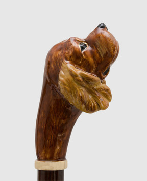 Pasotti Brown horn with a cocker spaniel handle PFPEXXK46