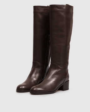 Doucal's Brown leather boots DD8831ROXAUF214