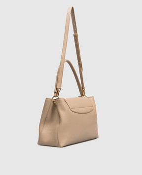 Bally Beige leather bag Lock Me WAH028VT710