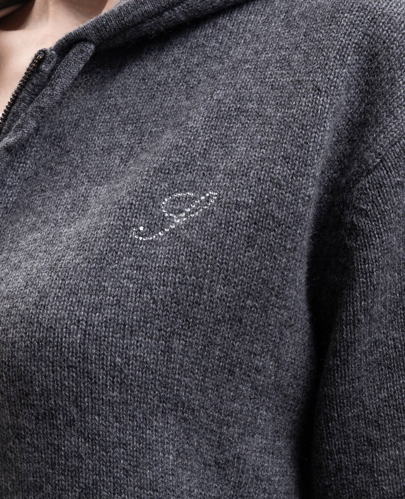 Grey cashmere and wool sports jacket Sporty & Rich 5