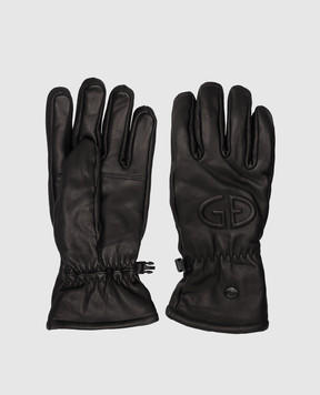 Goldbergh FREEZE black leather ski gloves GB68211254
