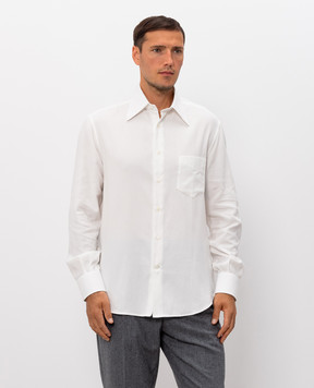 Brunello Cucinelli White shirt with a pattern MY6370621
