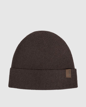 MooRER Brown cashmere hat MIDASX12