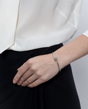 Jenny Bird Silver Woven Square Bracelet JB2162RHMW