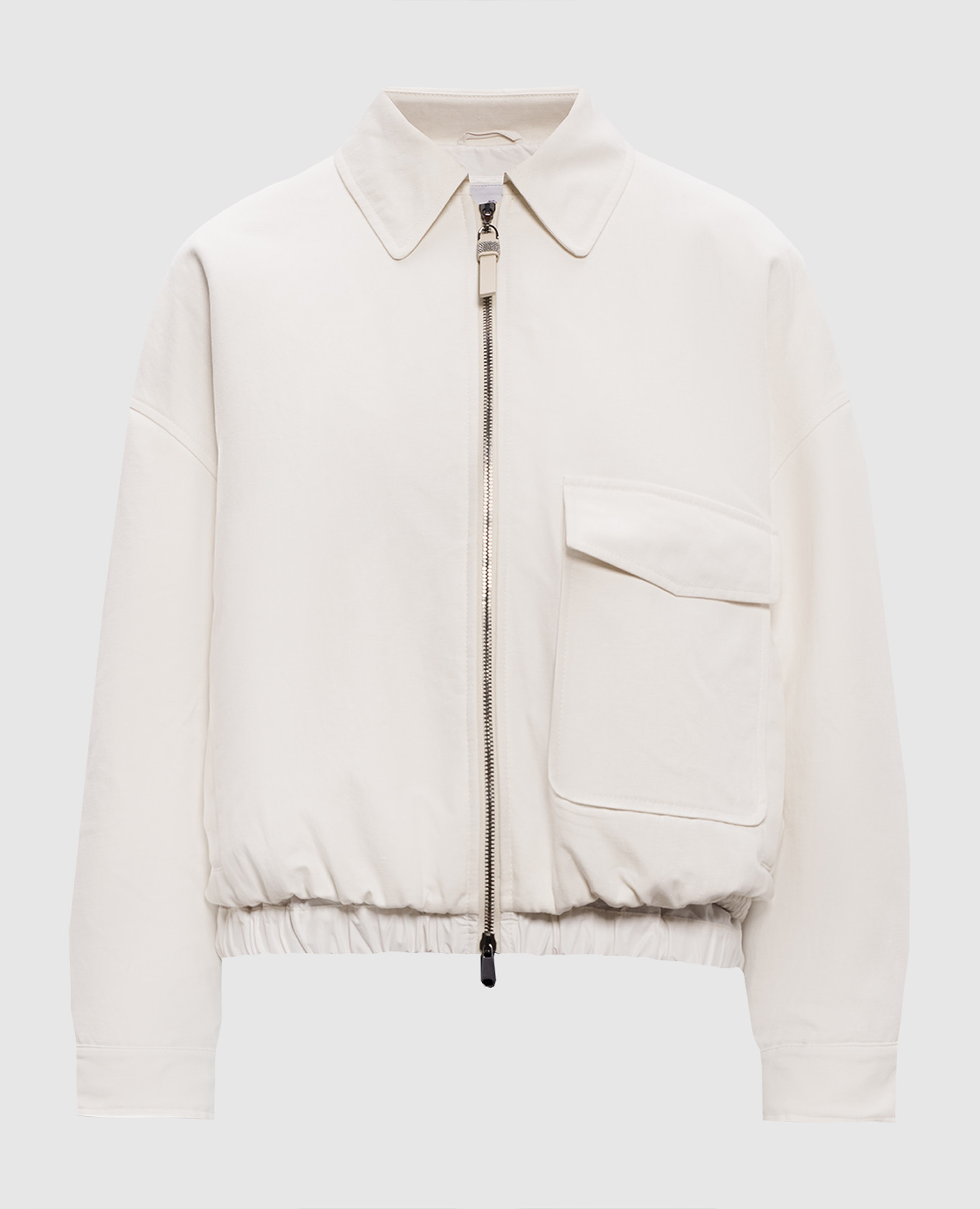 White jacket with linen