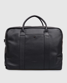 Gianni Chiarini Blue travel bag with logo embossing BSNB20219GRNCRV