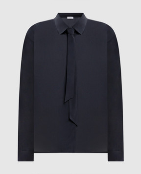 Peserico Blue silk blouse A0685607325