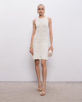 Twinset Ivory patterned dress 261TT3291