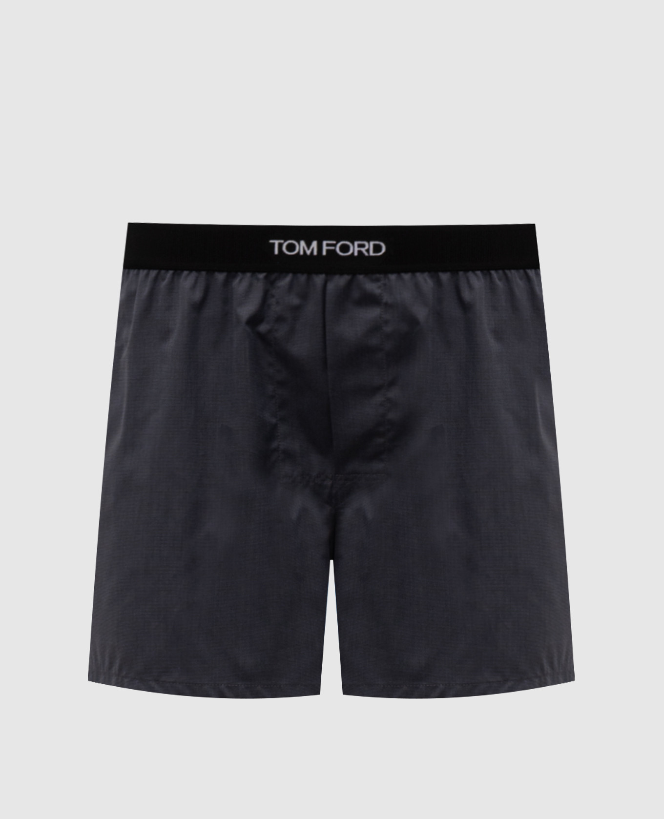 

Grey cotton boxers with logo Tom Ford