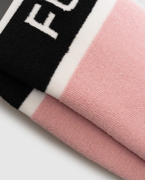 Fusalp Pink PISTE PRO socks with wool G3719