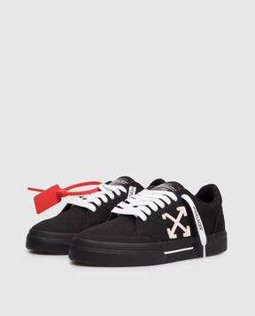 Off-White Black Vulcanized Sneakers OWIA288C99FAB003