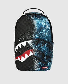 Sprayground Children's black backpack HIGH TIDE SHARKS IN PARIS 910B7621NSZ