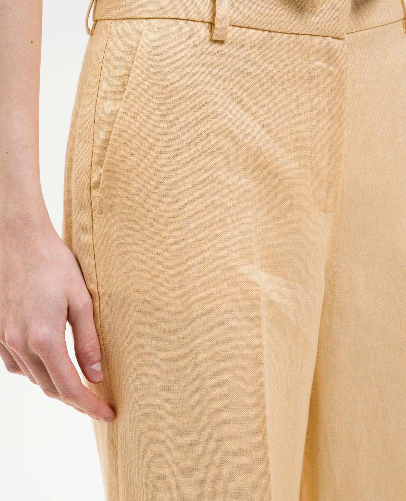 

Yellow MALIZIA linen pants Max Mara Weekend