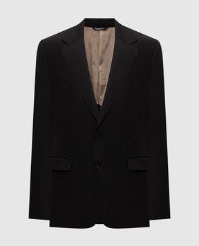 Dolce&Gabbana Black jacket with wool G2XE0TFUZFG