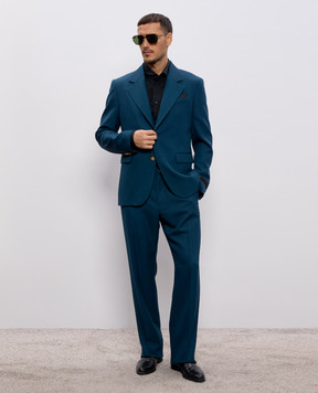 Versace Green wool jacket 10196201A16732