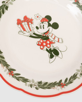 Disney Minnie Mouse White Ceramic Dinner Plate DN25337