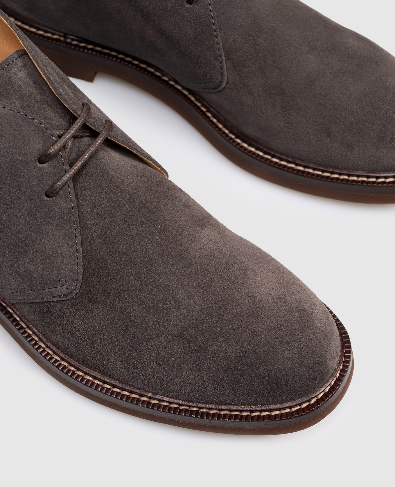 Brown suede boots Brunello Cucinelli 5