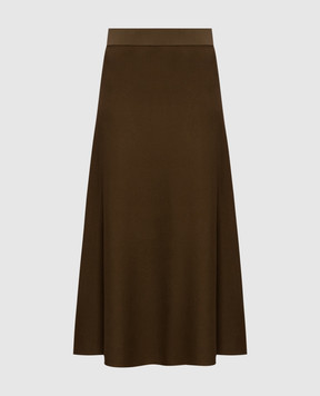 Max Mara FUGGITO skirt in khaki MXMFUGGITO