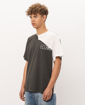 Maison Margiela MM6 White printed T-shirt SH2GC0047M20048
