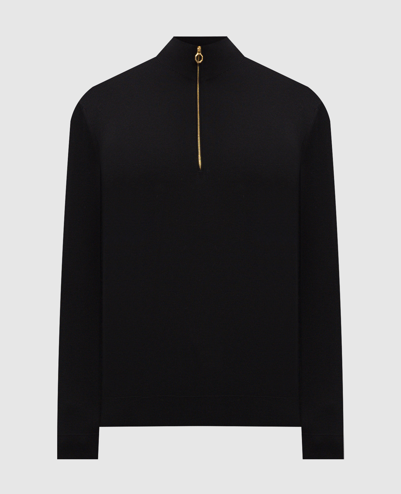 Black cashmere jumper