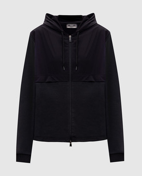 Herno Black combination sports jacket MAESTRO JC000100D56031