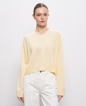 Loulou de Saison Yellow ANZOR cashmere pullover ANZORLDS