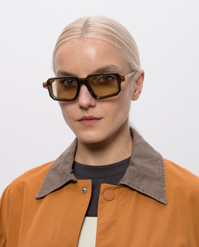 Kuboraum P23 Khaki Sunglasses KRSP23GRG000002M