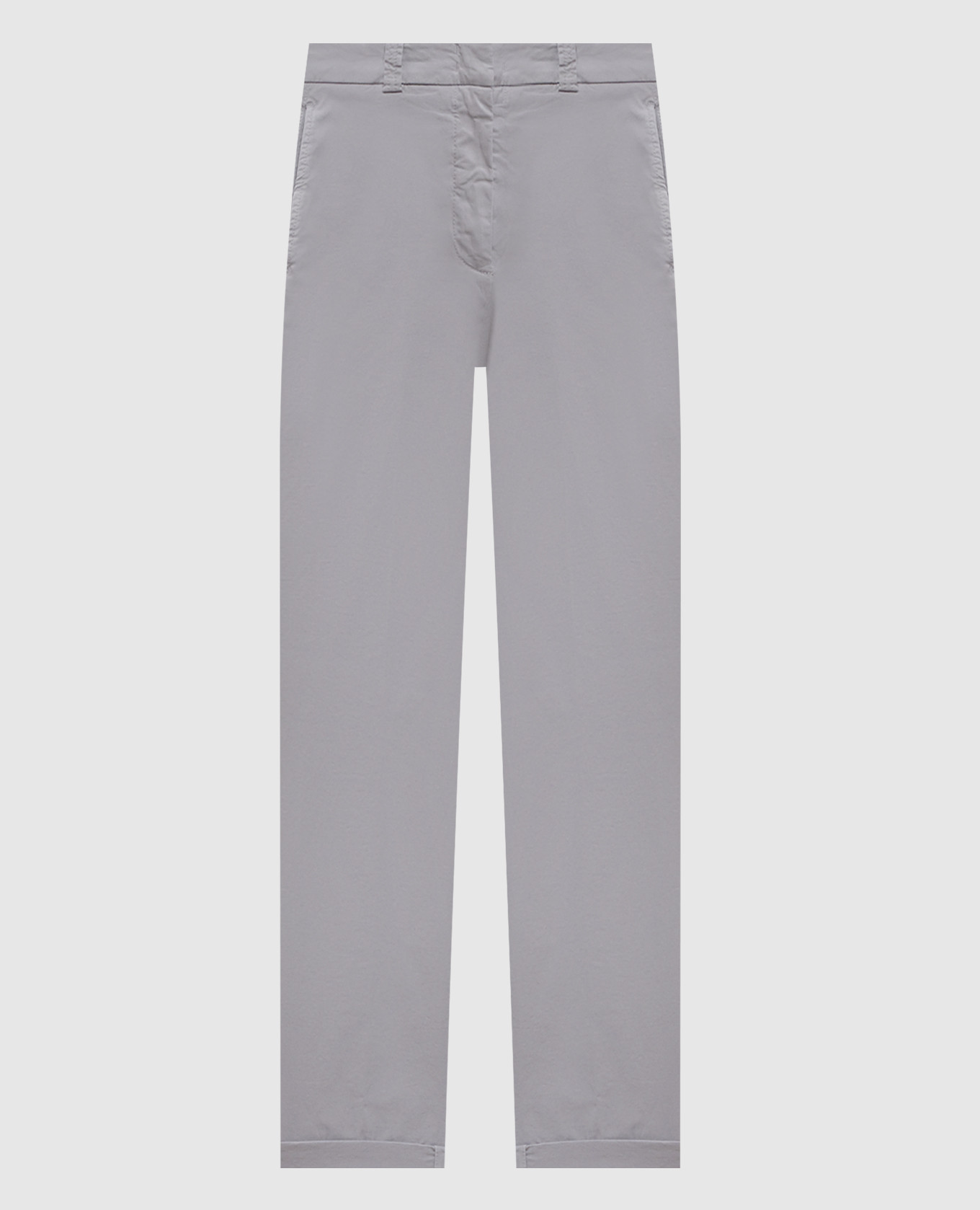 Gray pants with lapels