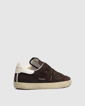 Premiata Brown suede Steven sneakers STEVEN