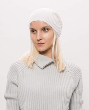 Allude Ivory cashmere hat 26511244