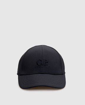 C.P. Company Children's blue cap with logo embroidery CQX005L3A97
