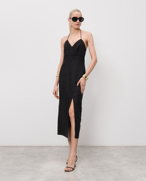 Twinset Black linen dress 261TT2390