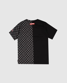 Sprayground Throw To Me Drip Kids Black T-Shirt SPY1495