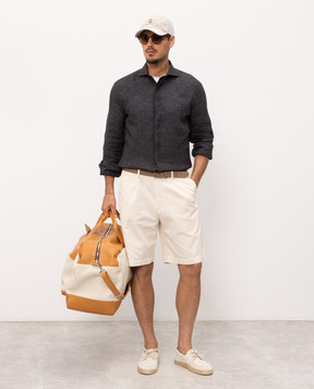 Brunello Cucinelli Beige cotton shorts MP52DU0065