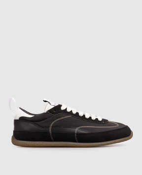Alexander McQueen Black EC1 combination sneakers 856192WIAJN