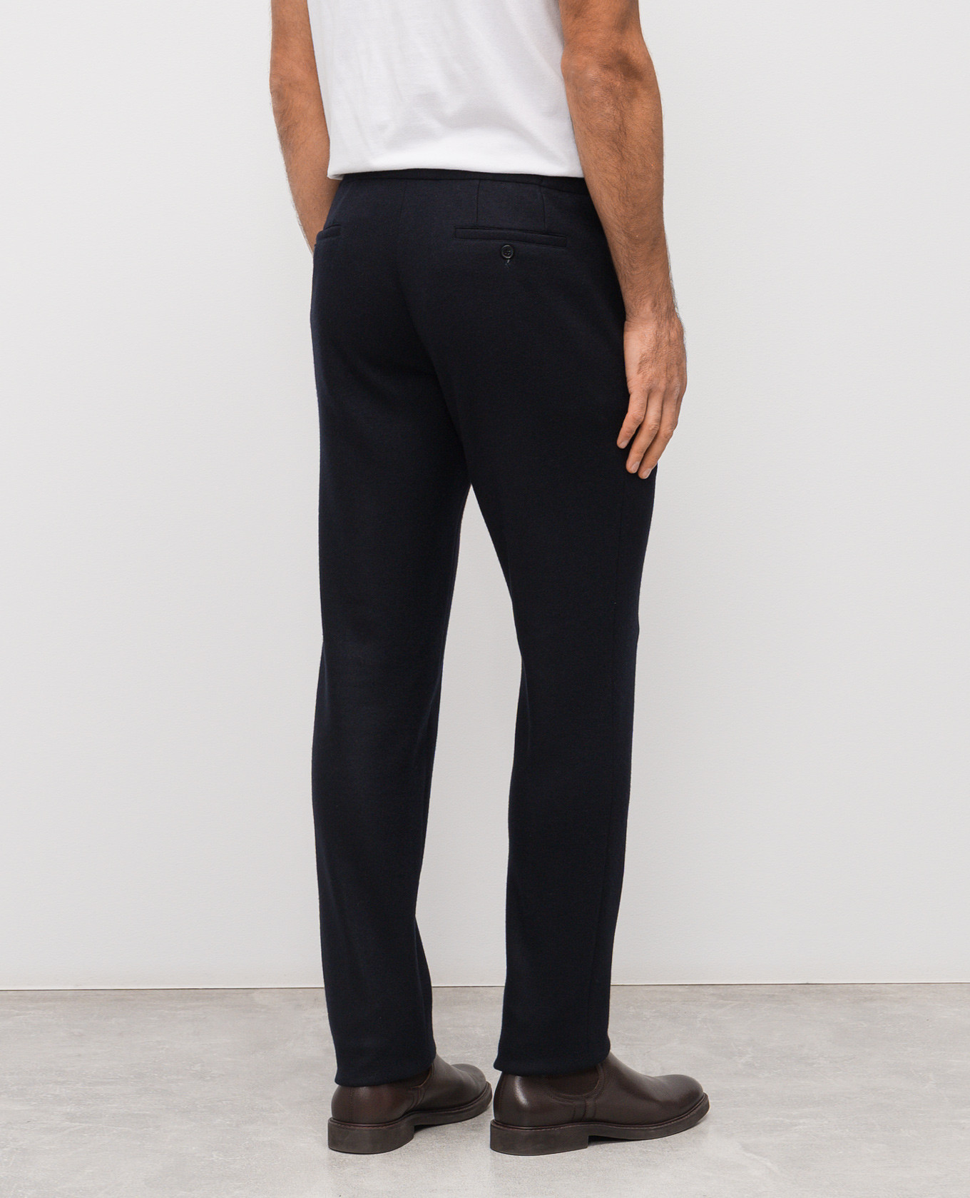 

Blue cashmere pants Enrico Mandelli