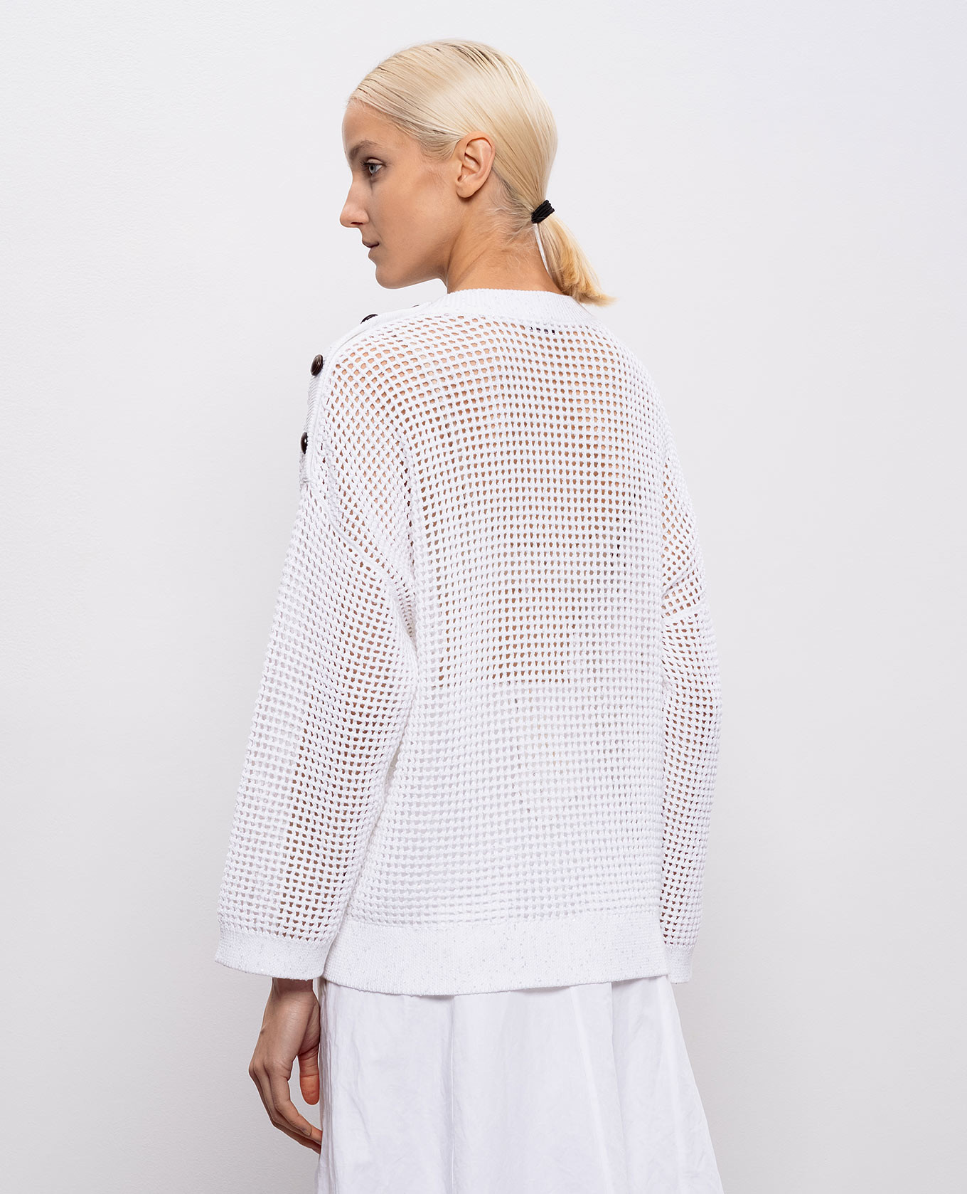 

White sequined jumper Brunello Cucinelli