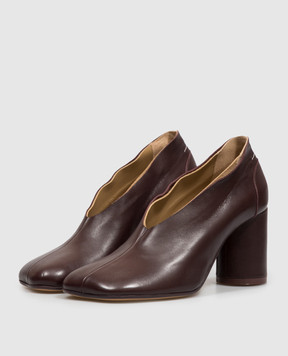 Maison Margiela MM6 Burgundy leather shoes S59WL0107P7557