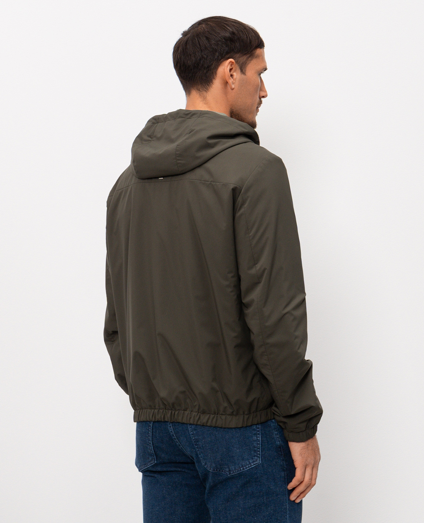 

Green reversible jacket with wool and linen Stefano Ricci