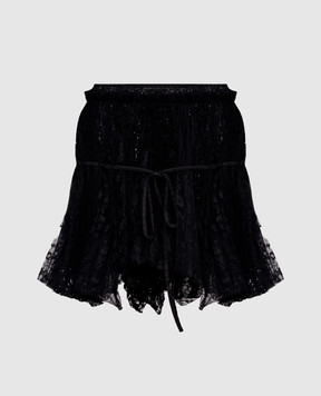JW Anderson Black lace pleated skirt SK0209PG1912