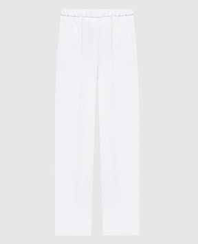 Peserico White linen pants A0403601926