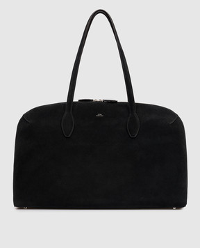 Toteme Black suede bag 252WAL0082LE0004