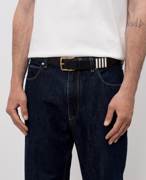 Thom Browne Black leather belt MCX049A00198