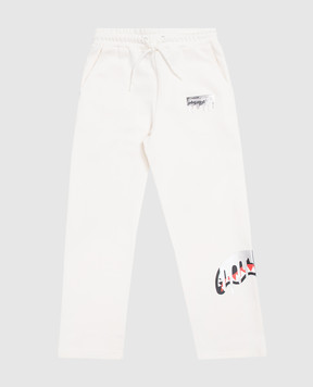 Sprayground Children's ivory track pants SPY1574GIVO