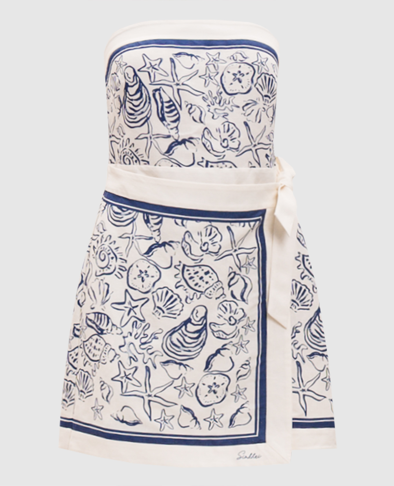 

Darbie ivory linen dress Simkhai, Beige