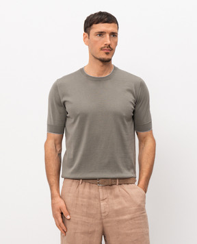Brunello Cucinelli Khaki T-shirt M29805200