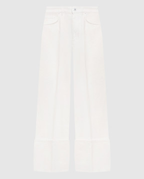Givenchy White jeans with cuffs BW51B9516T
