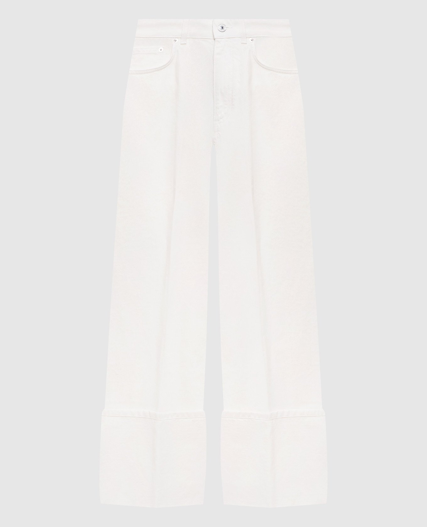 White jeans with cuffs Givenchy